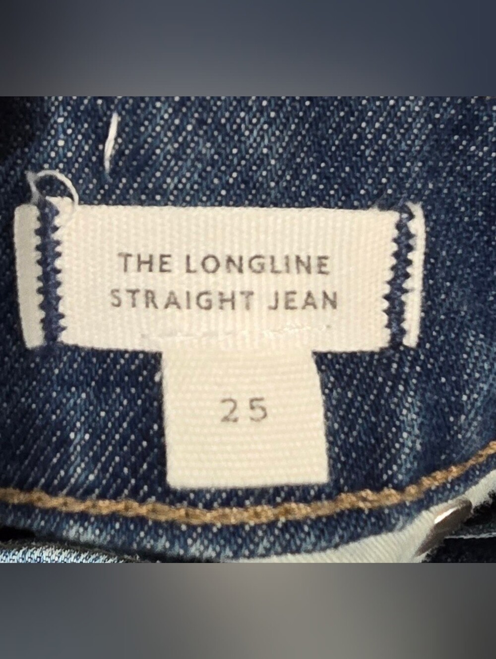 Madewell The Longline Straight Jean Size 25 - Picture 7 of 8